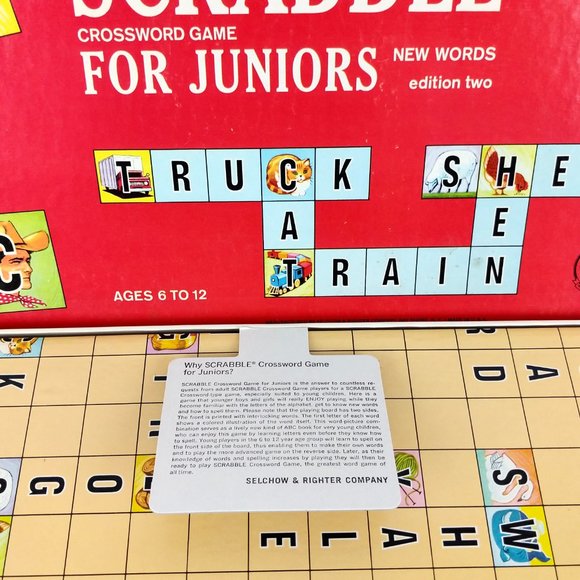 Junior Scrabble 1964 | Vintage Board Game Night - Picture 9 of 9